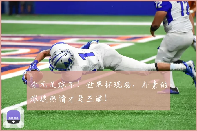 金元足球不!世界杯现场,朴素的球迷热情才是王道!